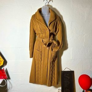 Chunky knit grandpa sweater